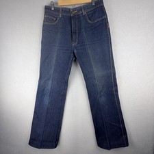 Vintage Jordache Bootcut Jeans Dark Wash High Rise Hong Kong 34 L