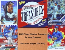 2025 Topps Shoebox Treasures Baseball Base Card Singles (You Pick)