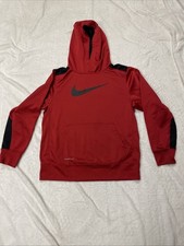 Boy's Nike Red/Black Therma Fit Sweatshirt, Size Large EUC