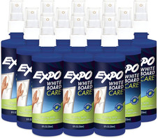 EXPO Dry Erase Whiteboard Cleaning Spray, 8 Oz. Pack of 12 