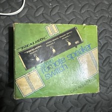 Vintage Realistic Stereo Remote Speaker Switch 40-125A, Radio Shack