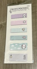 New TCMC 120 Emoti Sticky Note Tabs The Coffee Monsterz Co