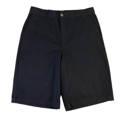 Lucky 13 Apparel Black Canvas Shorts SZ 36 Skater Streetwear Y2K 11'' Inseam
