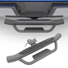 For 2 Receiver Rear Bumper Trailer Towing Hitch Step Bar Guard Heavy Duty Steel For 2 Receiver Rear Bumper Trailer Towing Hitch Step Bar Guard Heavy Duty Steel