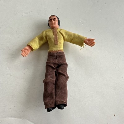 Vintage Rubber Bendable Man Dollhouse Figure Father 4 