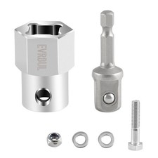 EVRBUL Upgraded Stainless Steel Top Wind For 1/2 In Jack Shaft, Silver 
