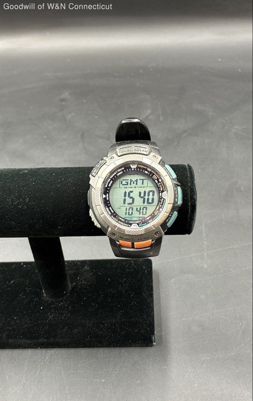 Casio Men's Pathfinder PAG-80 Tough Solar Triple Sensor Digital Watch Black