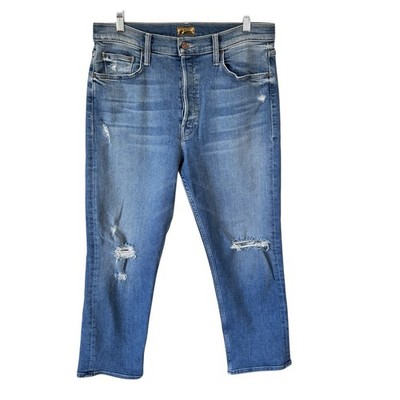 Mother Jeans  SZ 32 The Tomcat Play Like A Pirate High Rise Straight Made in USA