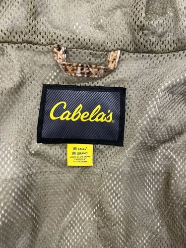 cabelas packable camo rain jacket, medium tall image 2