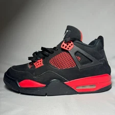 Nike Air Jordan 4 Retro Red Thunder Men's Shoes - Size 10 - CT8527 016
