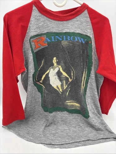 Concert Shirt - Rainbow: Bent Out of Shape Tour Jersey 1980s vintage concert t-shirt, vintage, single stitch, B+ condition