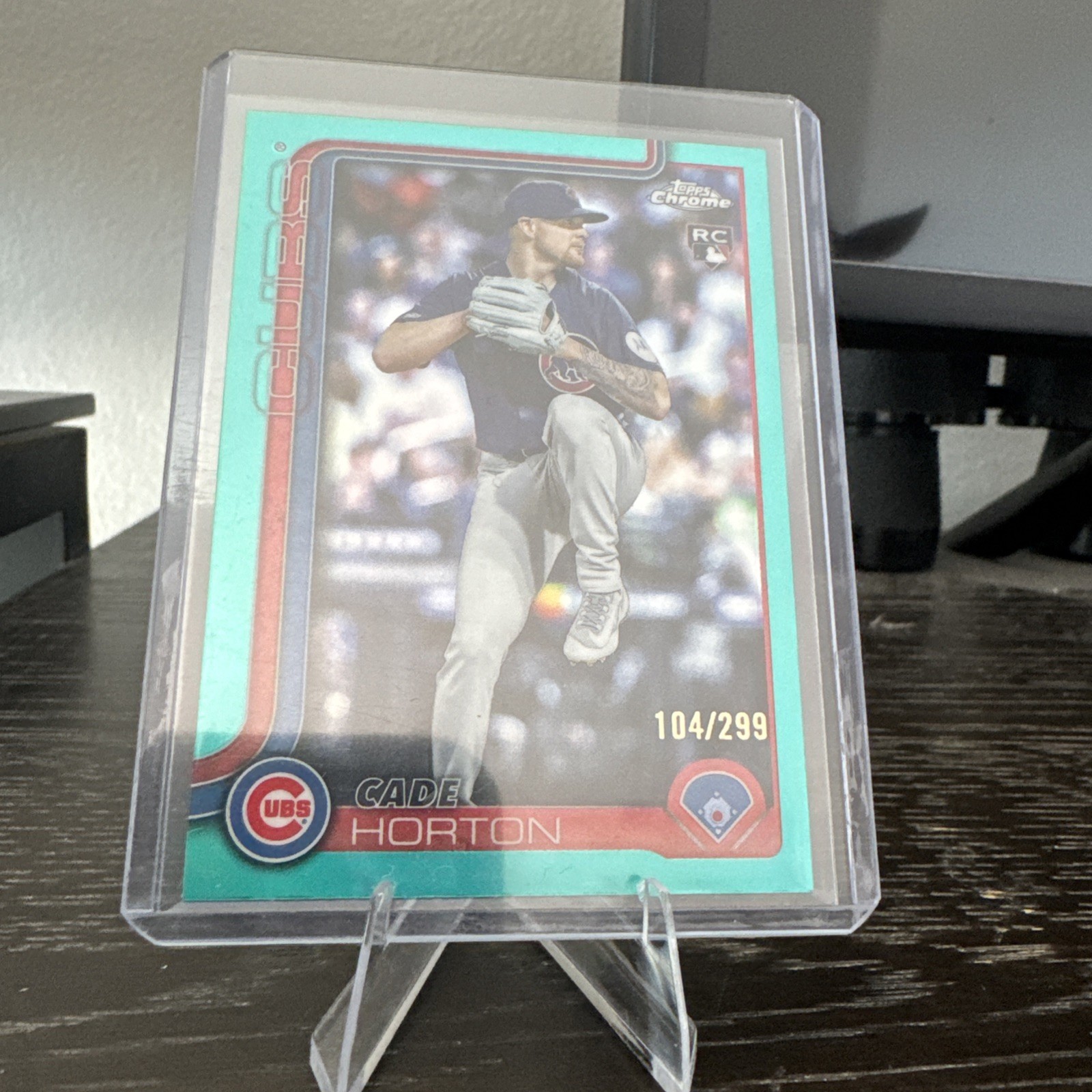 2025 Topps Chrome Update Series - Cade Horton #USC63 Teal Refractor /299 (RC)