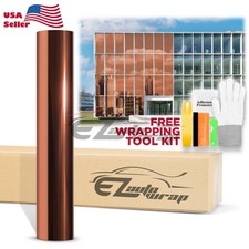 Bronze Chrome Window Tint One Way Mirror Film Uv Heat Reflective Home Office Diy Bronze Chrome Window Tint One Way Mirror Film Uv Heat Reflective Home Office Diy