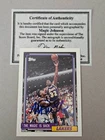 MAGIC JOHNSON 1992 Topps with AUTOGRAPH & COA Los Angeles Lakers