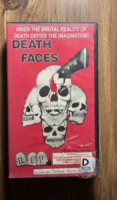 Death Faces VHS (1988) Horror Cult Shockumentary Mondo SOV Deluxe Movie Video