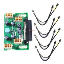 For Dell Poweredge T630 T640 GPU Power Supply Expansion Board X7C1K+ 4x Cables