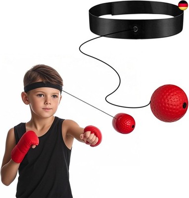 Global-Daily Boxing Training Ball with Adjustable Headband, Reaction Ball for