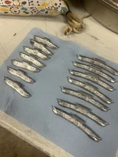 14 NOS Micro Winged Wheel Weights Hard to find 2.25 & 1.5 oz. Camaro Corvette