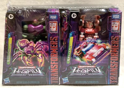 NEW Transformers Legacy TARANTULAS & ELITA-1 Deluxe Class 2-Pk Action Figures
