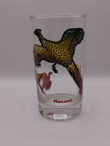 Set of 4 Vintage Hazel Atlas Wild Fowl Glasses - Picture 3 of 12