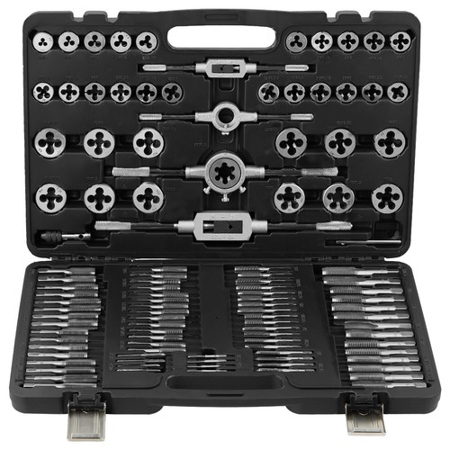 VEVOR Set di Filiere Maschi 110 Pz Misura Metrica M2-M18 Utensili in Valigetta - Afbeelding 9 van 12