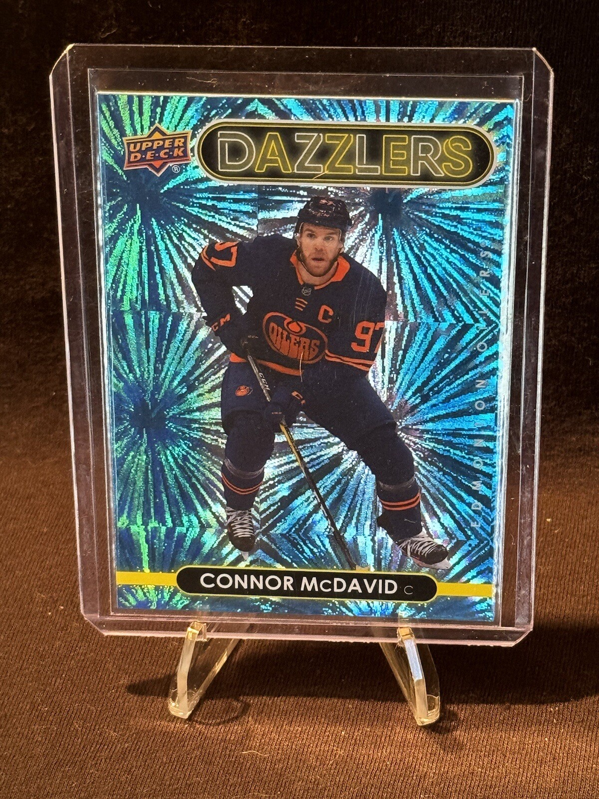 2021-22 Upper Deck Series 1 - Dazzlers Blue #DZ-19 Connor McDavid