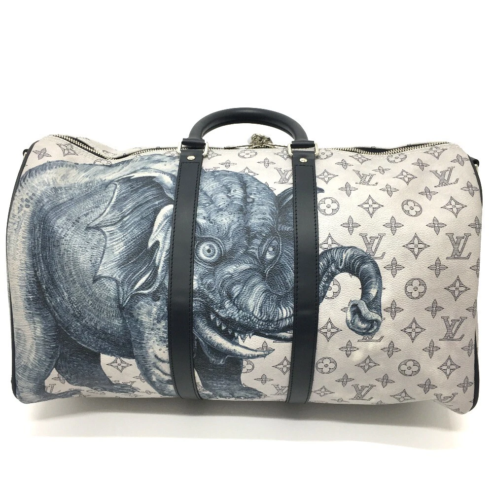 LOUIS VUITTON M54130 Monogram savanna Chapman Brothers Keepall 45 Bag Bandou...