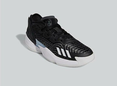 Adidas D.O.N. Issue 4 Black White Sneakers GY6505 Men display picture 2