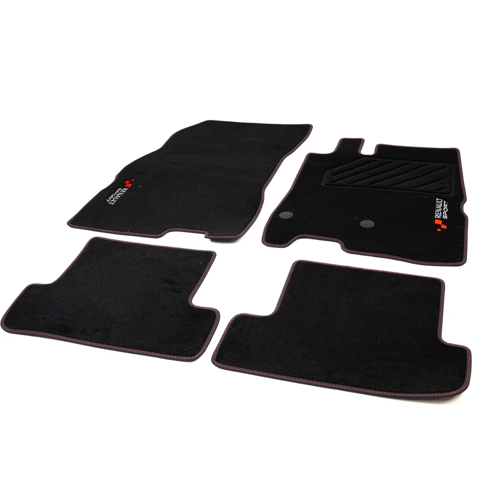 Genuine Renault Floor Mats Front Rear 4pc RS Sport Textile Megane MK3 8201491497 - Image 2 of 4