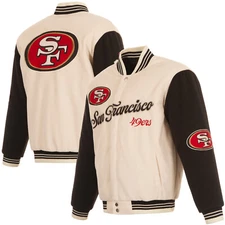 San Francisco 49ers JH Design Reversible Varsity Jacket