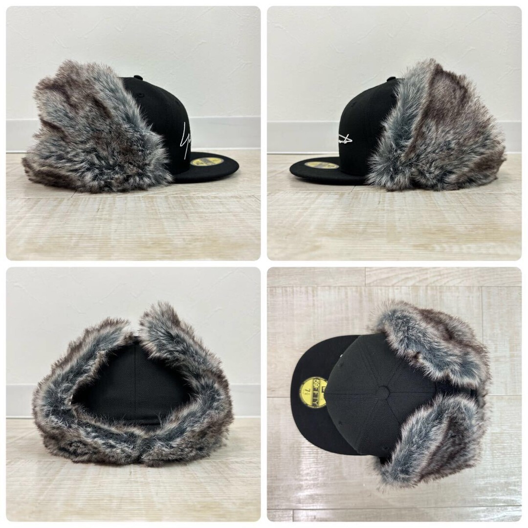 Yohji Yamamoto x New Era 5950 DE YY LOGO Dog Ear Fur Logo