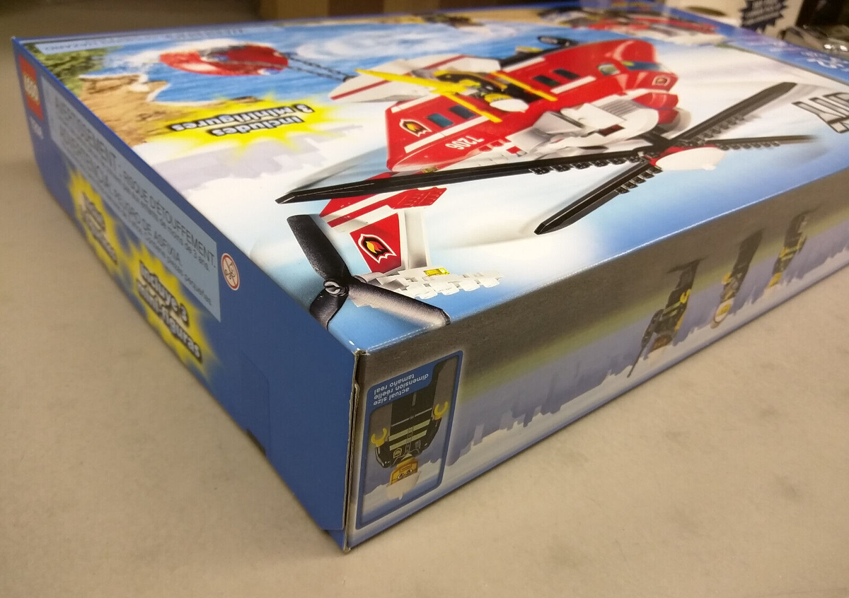 LEGO City 7206 Fire Helicopter NEW! Chopper Truck Fireman Water