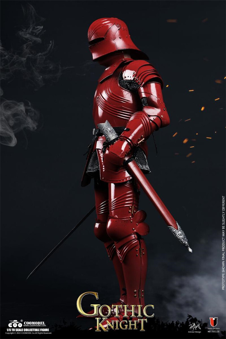 COOMODEL 1/6 Gothic Knight Superalloy Series Of Empires Red