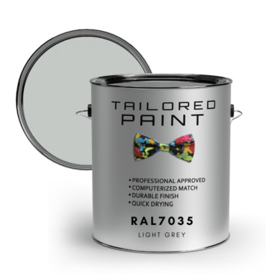 RAL7035 LICHTGRAU GLANZ uPVC Fenster & Tür 1K Pinsel oder Spray On