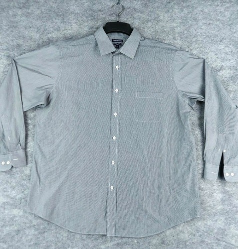 Barrow Shirt Mens XL Gray Micro Strip 