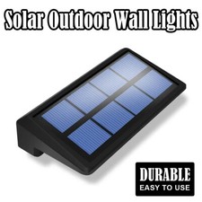 Solar Fence Lights Outdoor Waterproof Rgb Powered Lamp For External LED Lighting