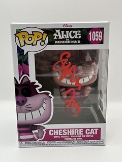 Stephen Fry AUTOGRAPH Cheshire Cat Alice In Wonderland Signed Funko Pop ACOA