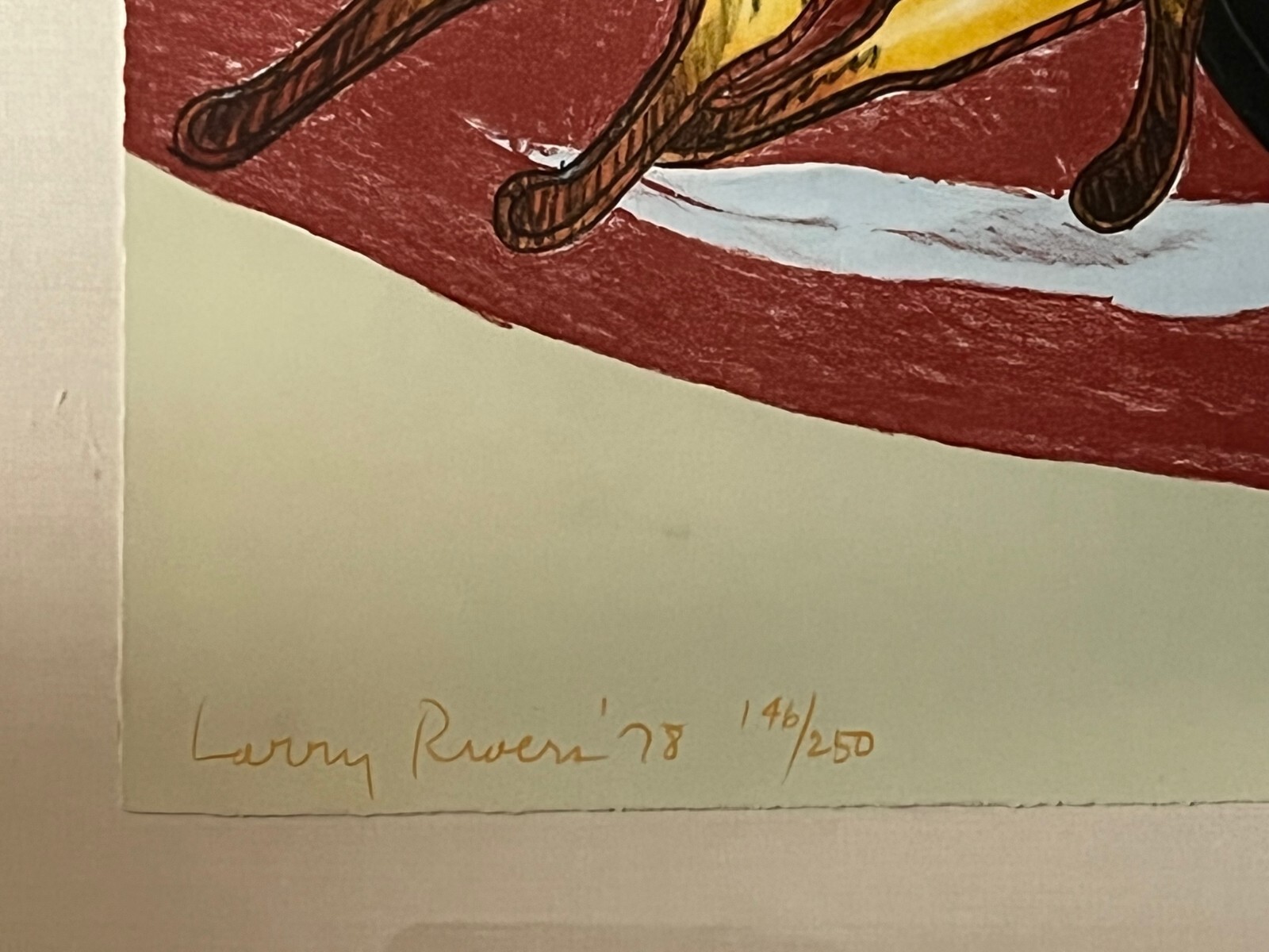 Larry Rivers Madame Butterfly Lithography & Serigraphy Met Opera 146/