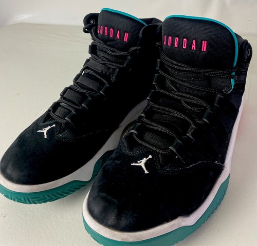 Nike Air Jordan Shoes Max Aura Black Turbo Green Sz 8 Basketball High AQ9084-063 | eBay