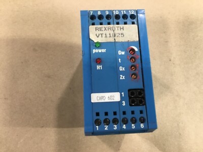 Mannesmann Rexroth VT11025 Amplifier Control Module #39E32