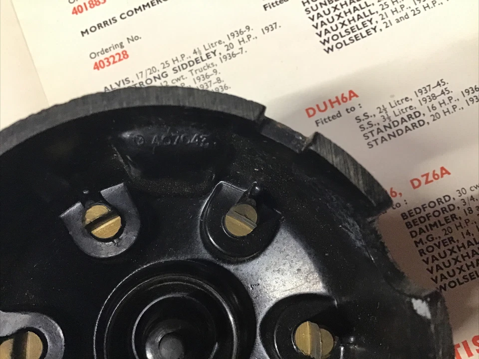 MG Lucas Dist Cap Austin Armstrong Sid Lanchester Morris Wolseley Rover 1939-46 - Image 3 of 4