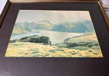 William Heaton Cooper RI Ullswater From Gowbarrow Fell Print by Framed & Glazed