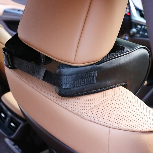 Almohada de espuma viscoelástica de cuero para automóvil de 1 pieza cojines para reposacabezas y cuello almohada para automóvil - Imagen 6 de 16
