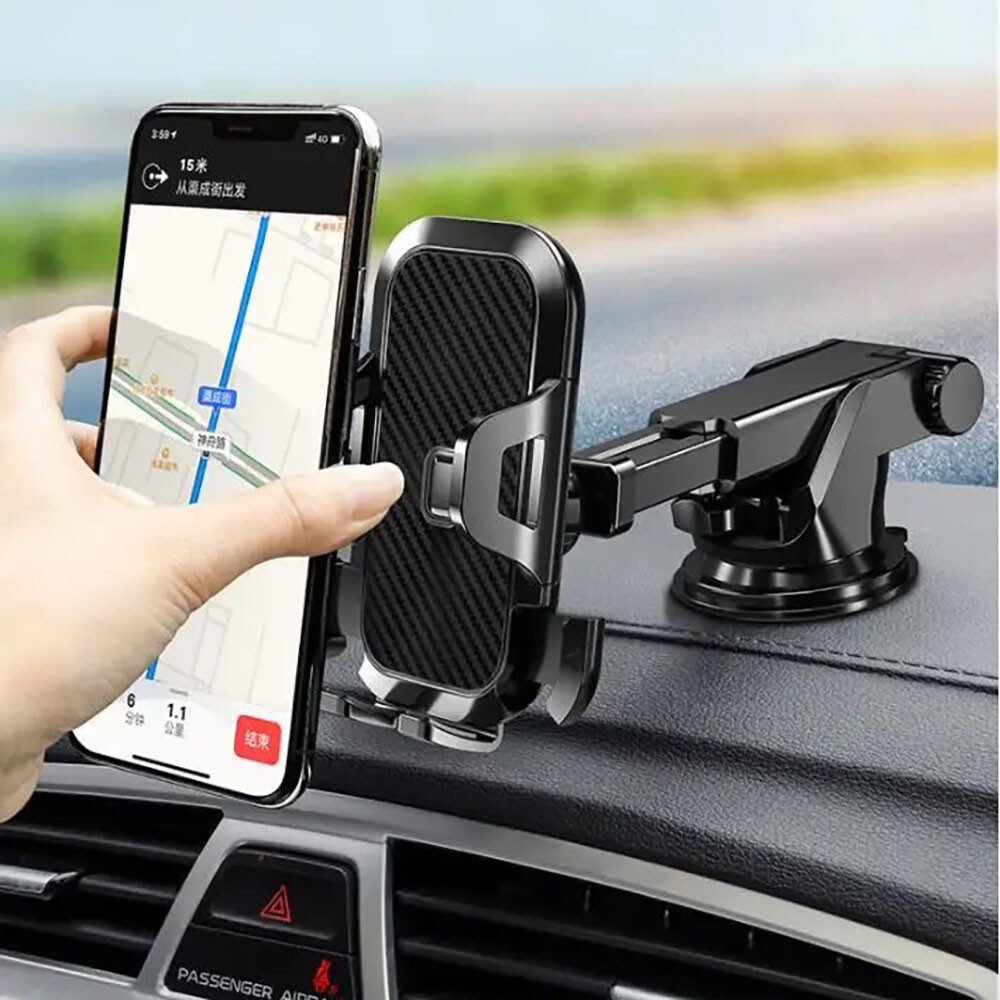 Car Phone Mount Holder Adjustable Dashboard Windshield Mount For All Model Phone-image