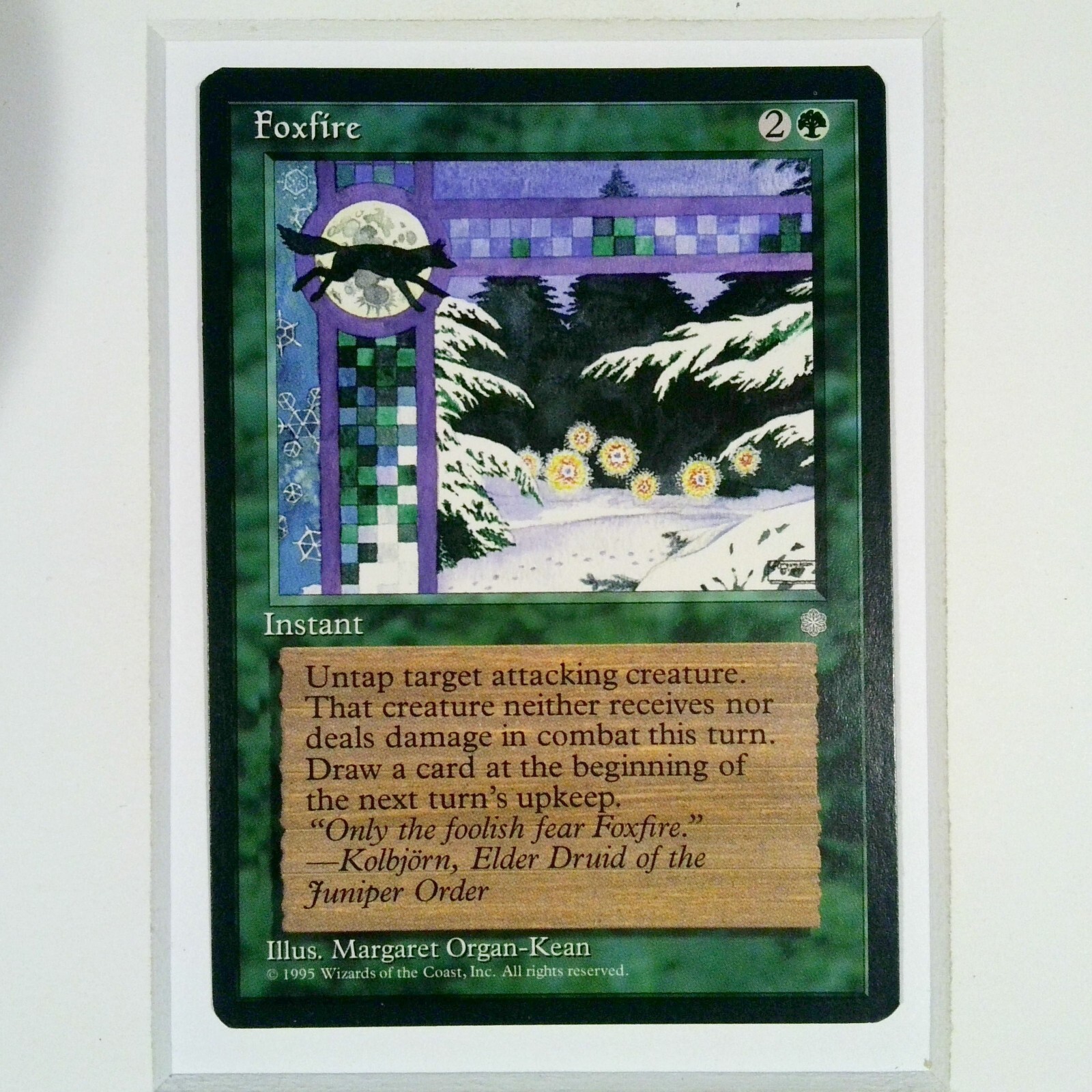 Foxfire Ice Age 1995 Magic The Gathering MTG Common Heavily Played