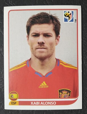 Panini 574 Xabi Alonso Spanien FIFA WM 2010 Südafrika