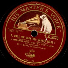 MARCEL WITTRISCH -Tenor- "Gasparone" O dass.. / & ANNI FRIND "Fledermaus"  S5260
