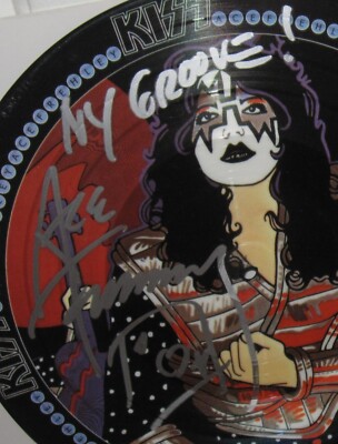 ACE FREHLEY SIGNED KISS ALBUM SOLO PICTURE DISC JAPAN AUCOIN