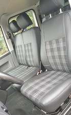 Sitzbezüge nach Maß Kunstleder Jacquard J6 passend für Fiat Ducato ab 2006