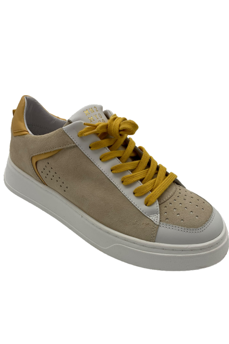 Miz Mooz Leather Lace-Up Sneakers Tristin Lemon | eBay display picture 2